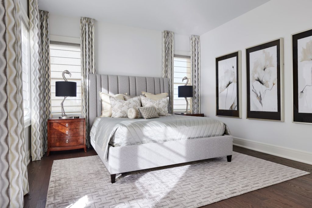 The right size area rug can make the space look and feel complete.