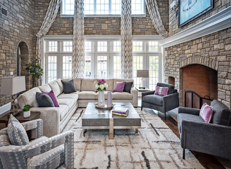 Embrace textiles during winter.
