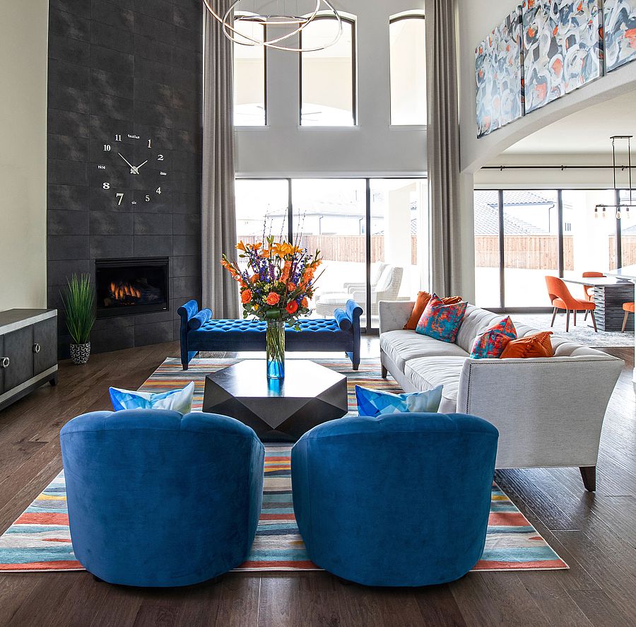 Make sure that when selecting a coffee table that people can walk around it comfortably.